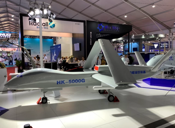 中船HK-5000G，國內首款固定翼艦載無人機，大機率登上076型兩攻