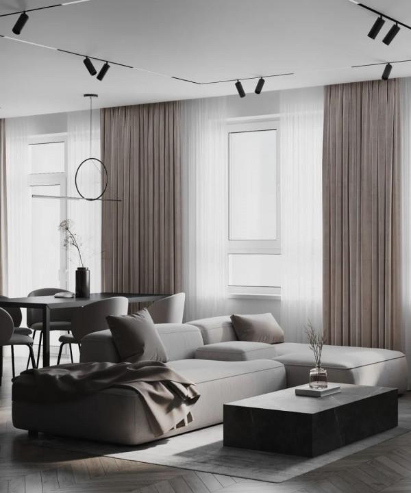 極簡高階灰與木質元素的和諧搭配，時尚又帥酷