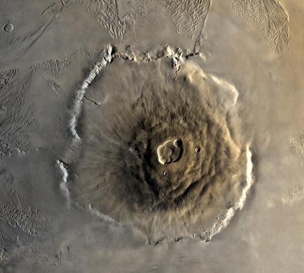 比珠峰高3倍！火星上的奧林匹斯山，太陽系第一火山