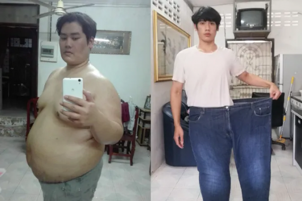 泰國肥宅一年甩肉81kg，顏值大變成歐巴，果然胖子都是潛力股