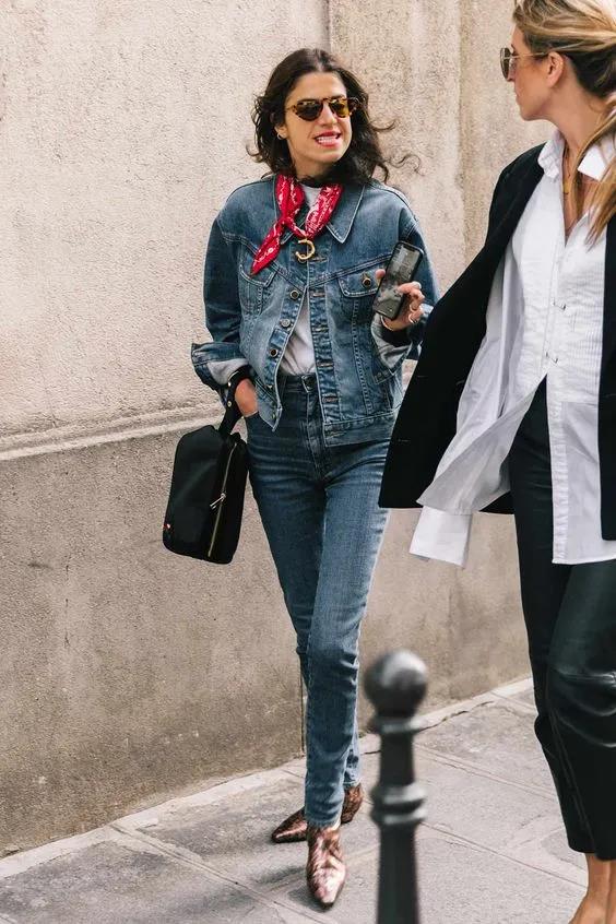 牛仔上衣的搭配藝術 牛仔上衣的搭配藝術