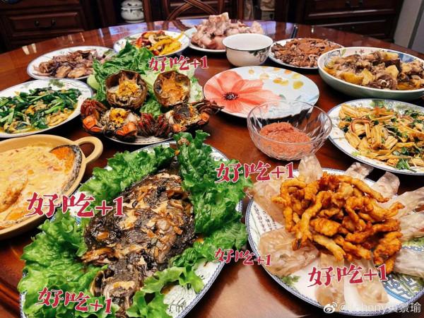 盤點明星們的年夜飯 好想吃