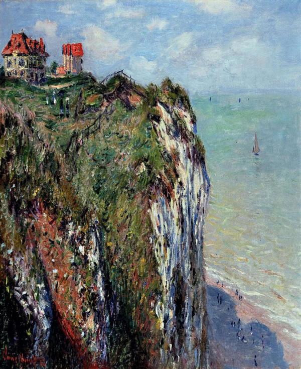 莫奈油畫《迪耶普懸崖》 莫奈油畫《迪耶普懸崖》