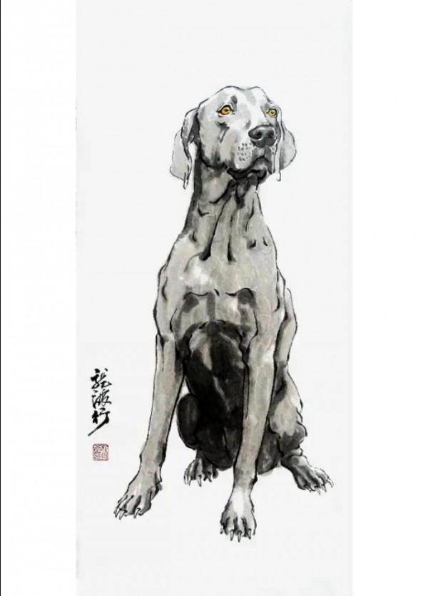 業餘畫家龍波行、作品精湛很正點