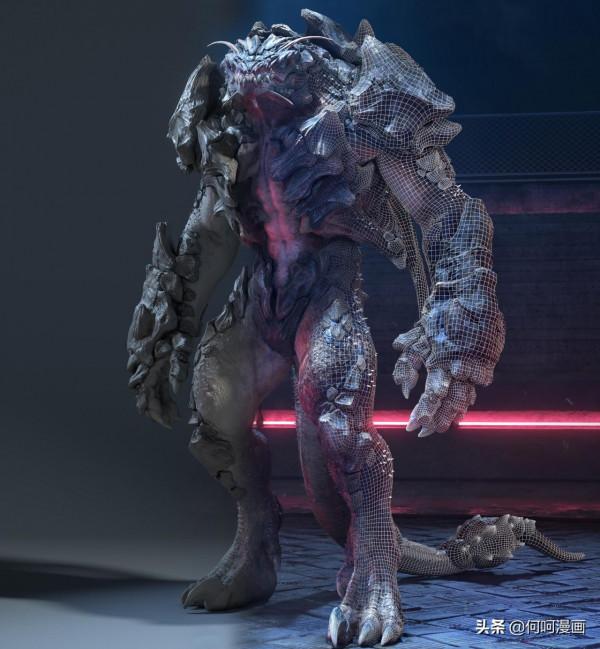 讓人很有壓迫感的一組3D怪物建模作品！想象力獨特