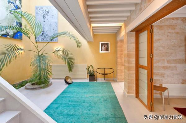 混搭風格的小院有多好看，你可以將你所有的小心思都放到裡面