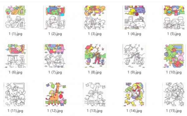 200頁寶寶塗色畫 （適合2-6歲），讓孩子邊玩邊學，提高審美觀