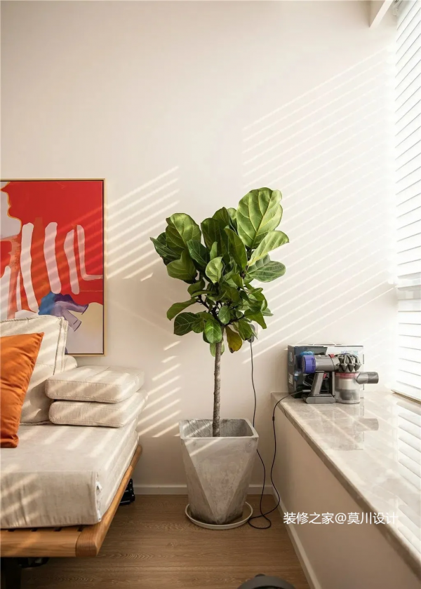 107㎡度假風三居室,暖橘色+復古綠,享受優雅又慵懶的生活 107㎡度假風三居室,暖橘色+復古綠,享受優雅又慵懶的生活