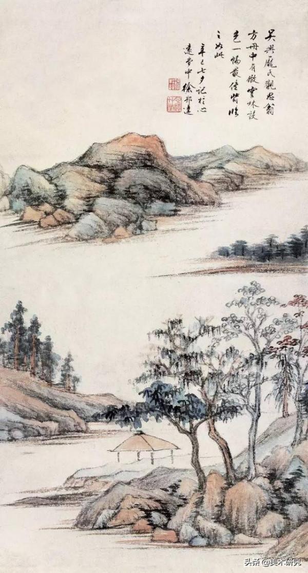 張大千頂禮膜拜的畫家，作品太美啦