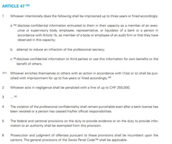 瑞銀公佈中國貪官存款，遭警告“謹慎公開客戶資訊”？