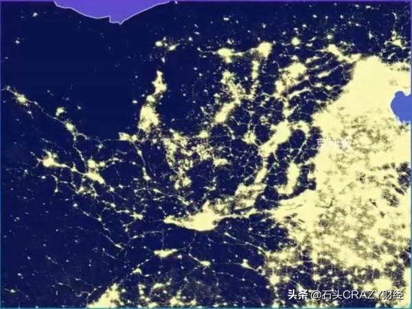 看最新版夜間燈光指數品區域經濟