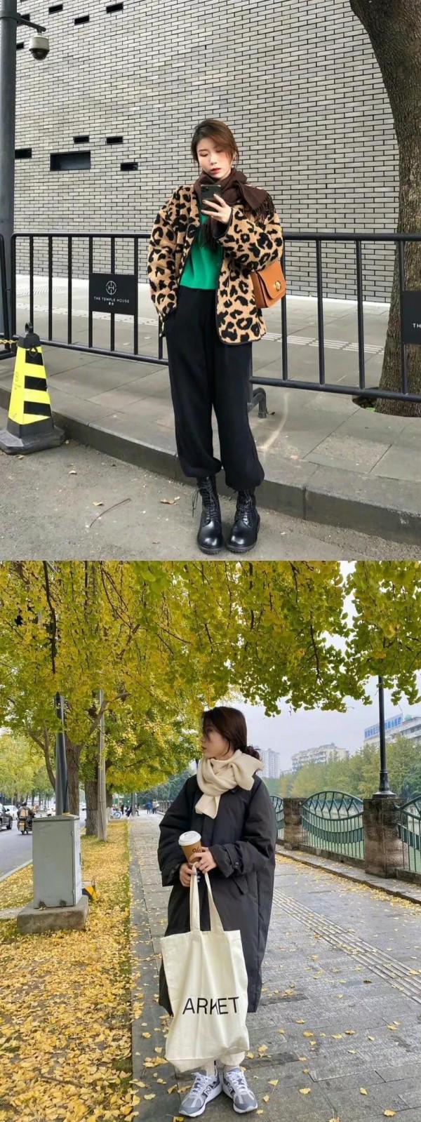 27套韓系小個子穿搭。冬天有氛圍感的美女來了