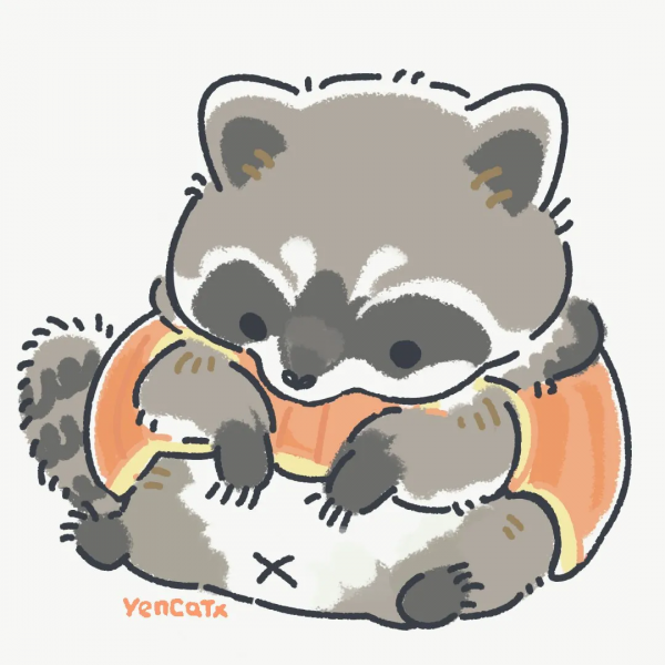 小浣熊超可愛，已經被萌哭了