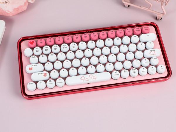 甜美人兒的首選 雷柏ralemo無線鍵鼠心花怒放版賞析