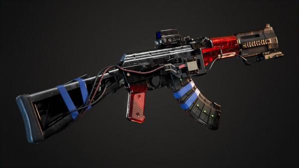 藝術 &vert; 俄羅斯藝術家Alexey Trofimov的&Acy;&Kcy;-45 &laquo;JACKAL&raquo;未來步槍