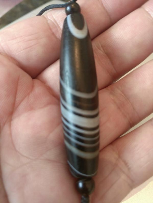 我收藏的天珠型纏絲瑪瑙