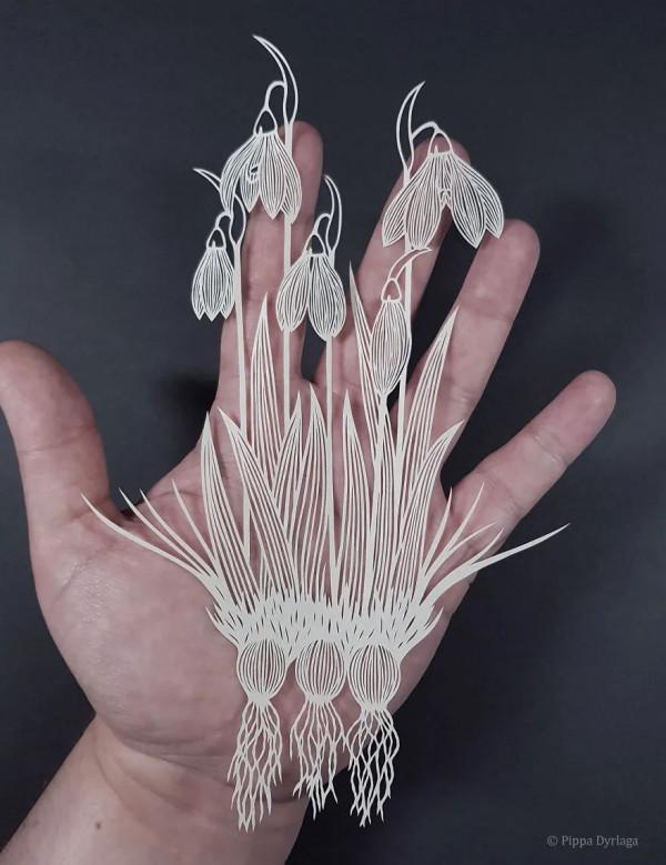 薄如蟬翼，精美絕倫，這樣的紙雕花卉比鮮花還受歡迎