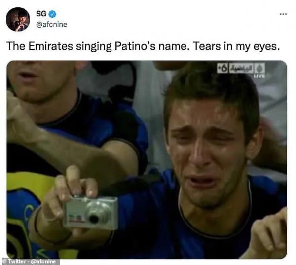 新星輩出，18 歲帕蒂諾首秀即進球，槍手昂首晉級聯賽盃半決賽