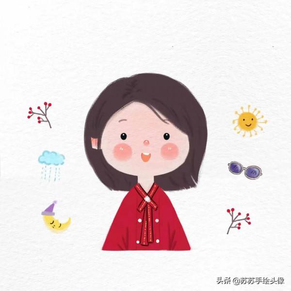 換個頭像吧，卡通動漫女生頭像，呆萌可愛 簡單有趣