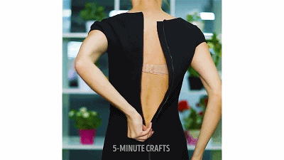 衣服拉鍊壞了別擔心，一根吸管就修復，太省事啦