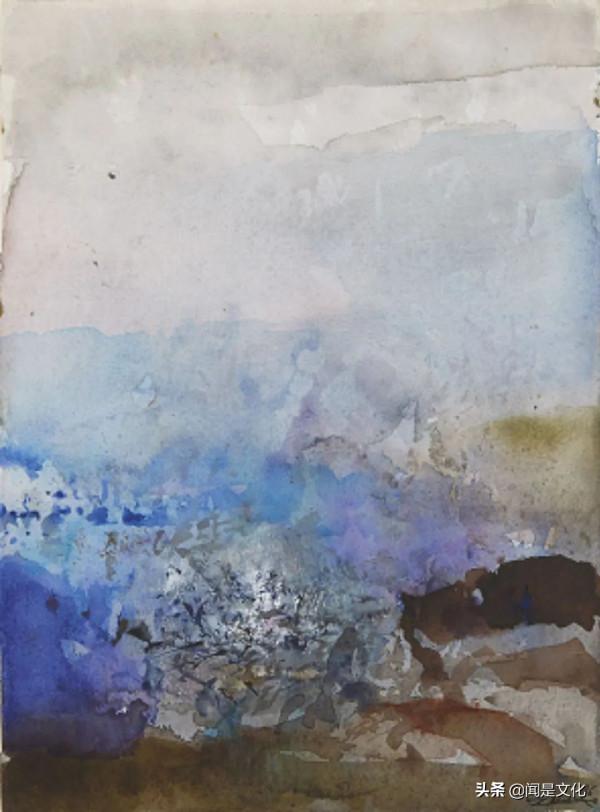 趙無極的水彩/水墨創作與其油彩齊足並馳 趙無極的水彩/水墨創作與其油彩齊足並馳