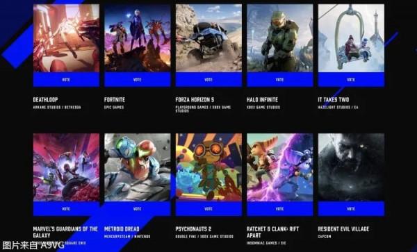 TGA2021&quot;玩家之聲&quot;第二輪投票開始：雙人成行 地平線5並列第一