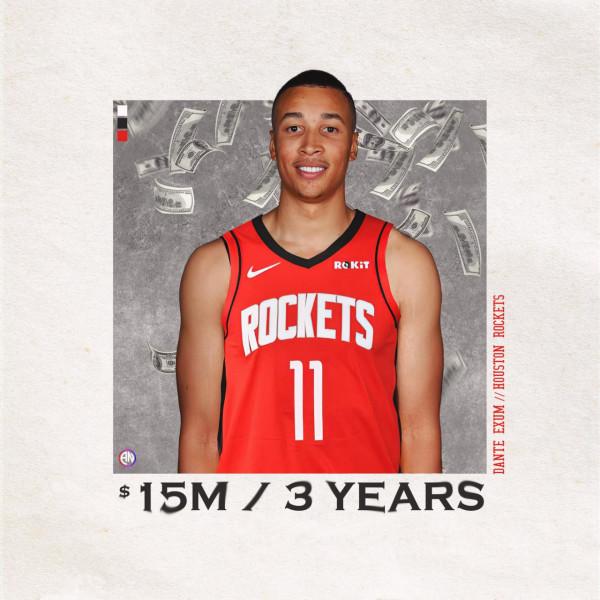 簽約分析:火箭為何給艾克薩姆開出千萬合同?合同細節確保零風險 簽約分析:火箭為何給艾克薩姆開出千萬合同?合同細節確保零風險