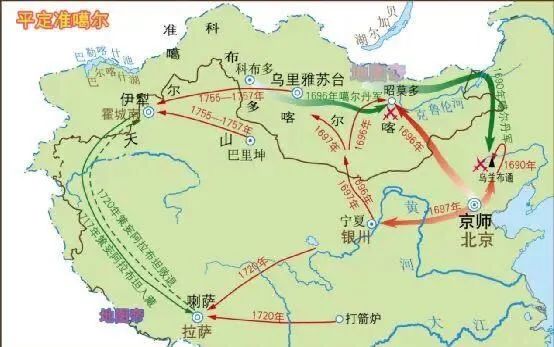新疆與西藏之間