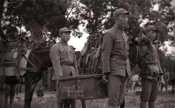 1937年，我軍的強大炮兵部隊