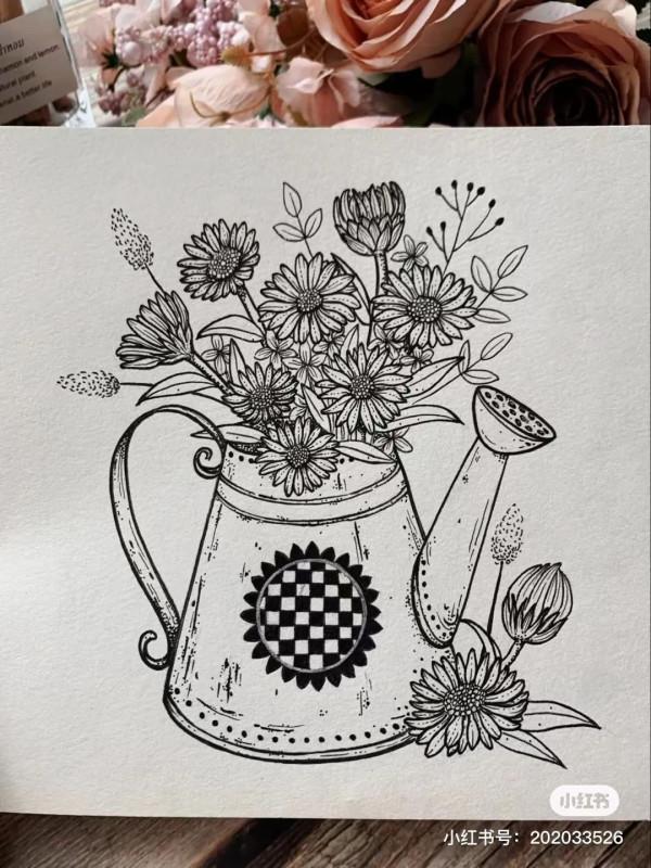 頂級創意線描,張張精緻走心,不收藏太可惜了 頂級創意線描,張張精緻走心,不收藏太可惜了