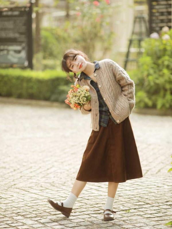 小個子女生不露腿穿搭法來嘍！又美又可愛，軟糯效果真的超減齡