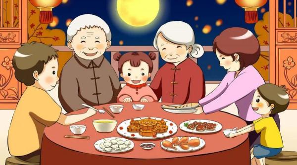 中秋家宴，4菜1湯已備好，有葷有素，做法簡單，用來待客倍有面