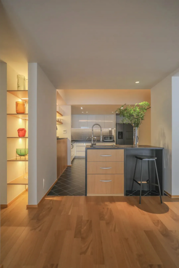 158㎡日式住宅風，雙玄關、洄游動線