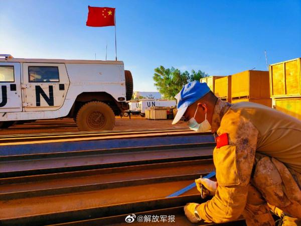 再獲好評！中國藍盔順利完成施工任務