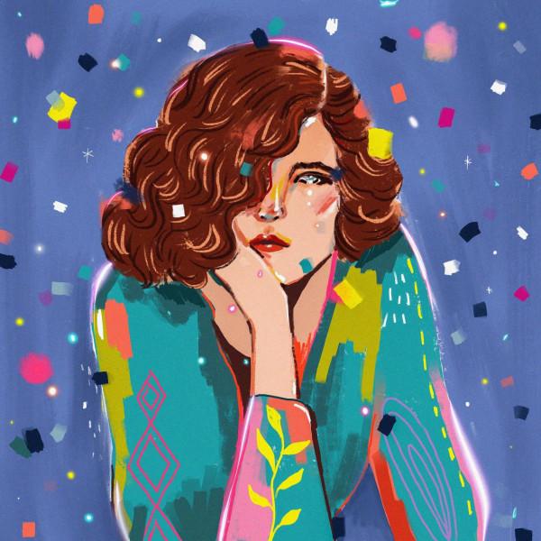 印度尼西亞的視覺藝術家和插畫家 Diela Maharanie 人物插畫設計作品