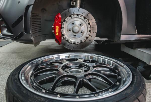 賓士A35L改BBS LMR輪轂 碳纖維內飾板