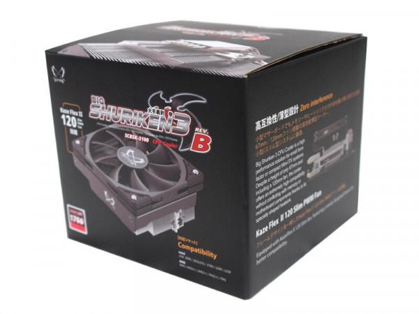 鐮刀釋出Big Shuriken 3 Rev B散熱器，採用新款散熱風扇