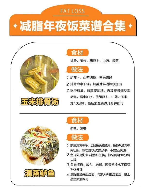 年夜飯，低卡減脂版