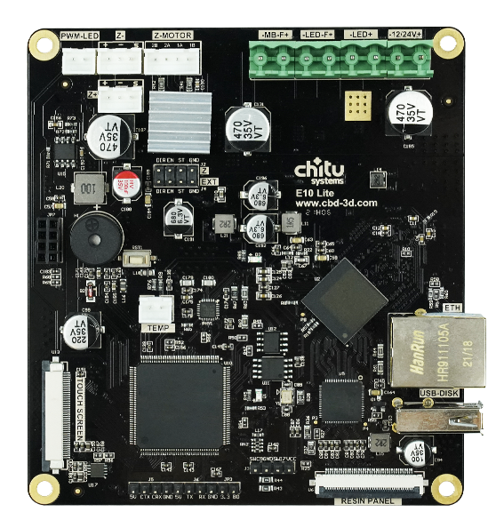 適配8K解析度LCD光固化屏，創必得釋出3D列印主機板ChiTu E10 Lite