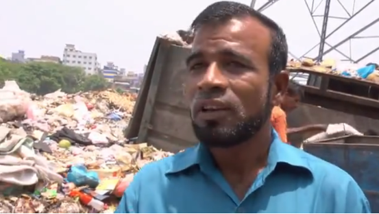 孟加拉國首都變成垃圾廠,生命之後裡沒有一條活魚 孟加拉國首都變成垃圾廠,生命之後裡沒有一條活魚