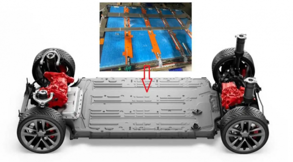 特斯拉Model S Plaid新電池組曝光 由1865型圓柱形電池組成 特斯拉Model S Plaid新電池組曝光 由1865型圓柱形電池組成