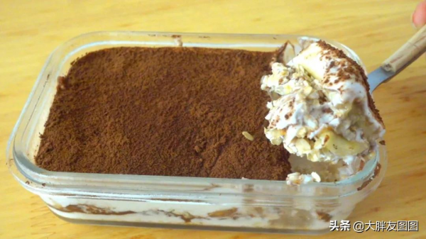 低卡，高蛋白，燕麥做的健康提拉米蘇，不要烤箱