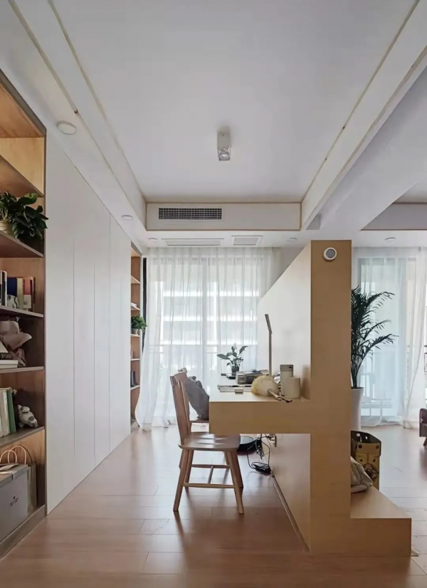 110㎡溫馨原木風格新房裝修，柔和細膩的家居體驗