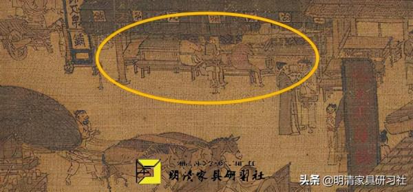 《清明上河圖》中的市井傢俱