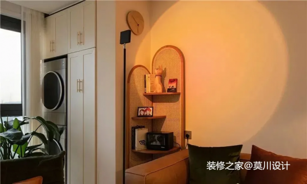 107㎡度假風三居室,暖橘色+復古綠,享受優雅又慵懶的生活 107㎡度假風三居室,暖橘色+復古綠,享受優雅又慵懶的生活