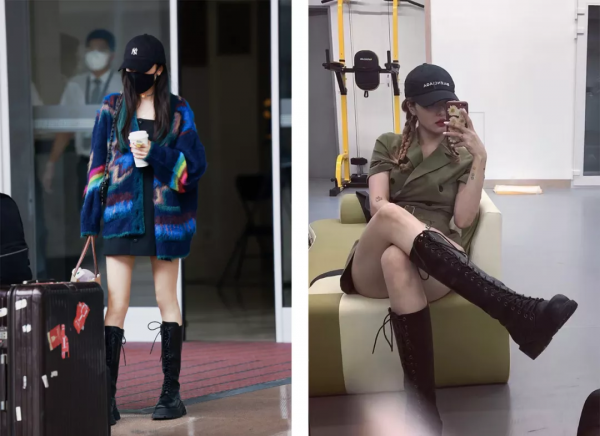 馬丁靴的30個穿搭示範，可甜可鹽，時髦炸了