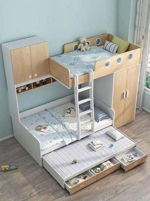 雙人床過時了！新式&OpenCurlyDoubleQuote;錯位床&rdquo;省空間，曬給大家看看