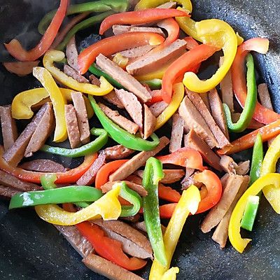 #一學就會快手菜#顏值線上的彩椒素牛排做法簡單營養美味