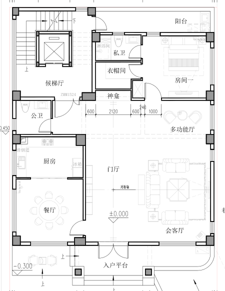 6層帶地下室新中式別墅，挑空大客廳看著真大氣