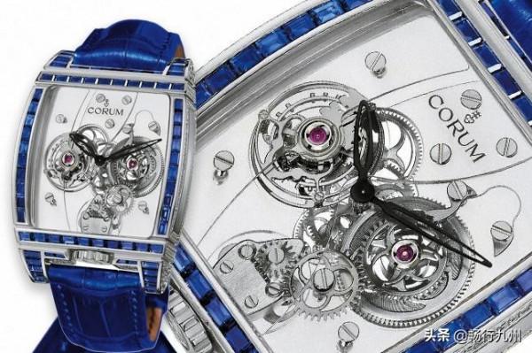 崑崙表金樽陀飛輪 施展藍寶石水晶的奢華魔術